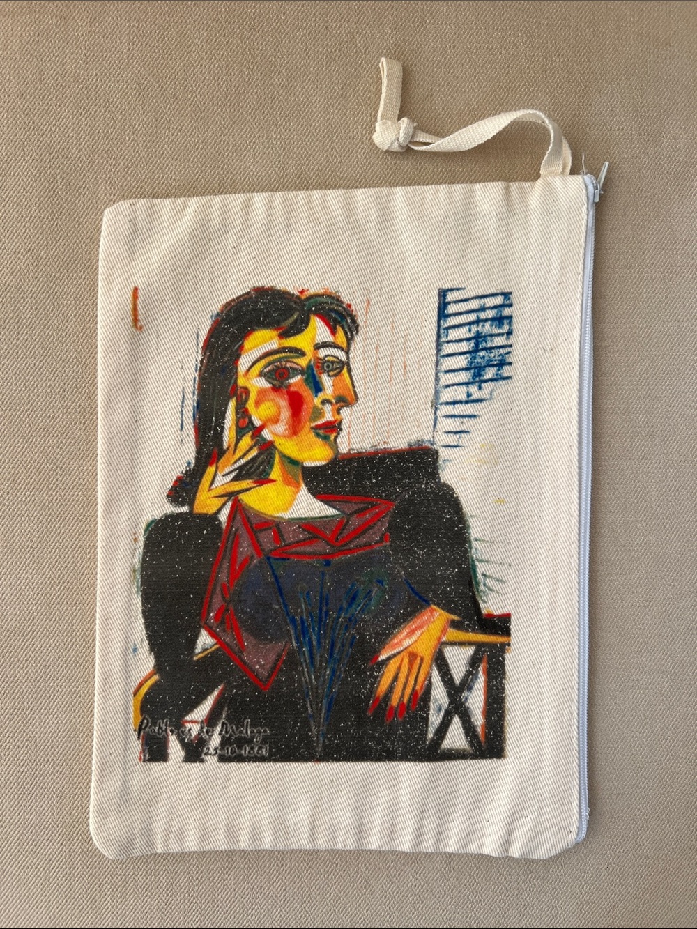 Pablo Picasso Painting Canvas Pouch